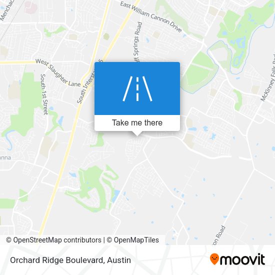 Mapa de Orchard Ridge Boulevard