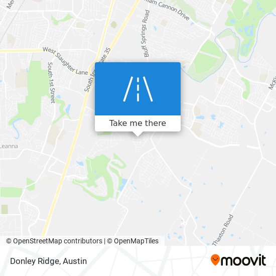 Donley Ridge map