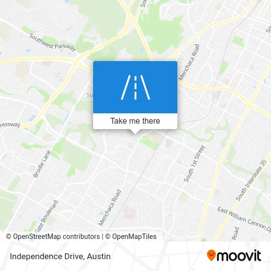 Independence Drive map