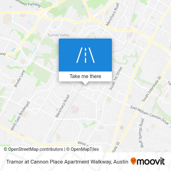 Tramor at Cannon Place Apartment Walkway map
