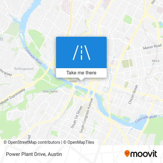 Power Plant Drive map