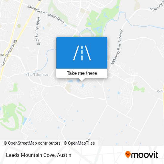 Mapa de Leeds Mountain Cove