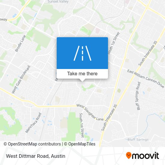 Mapa de West Dittmar Road