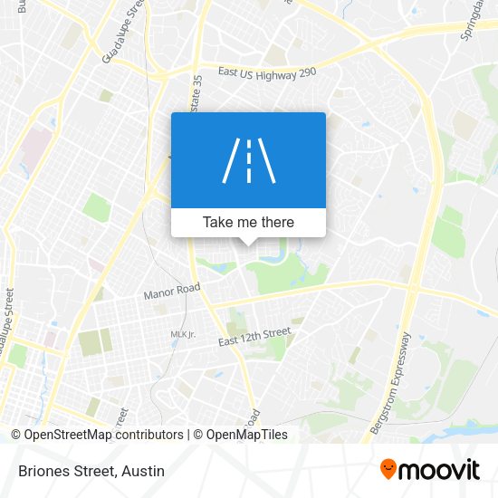 Mapa de Briones Street