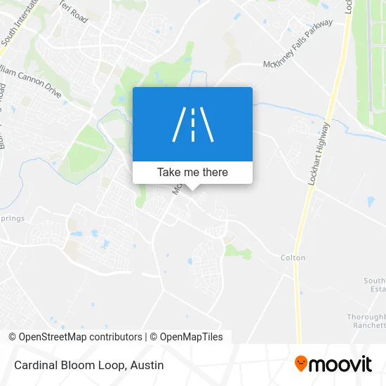 Cardinal Bloom Loop map