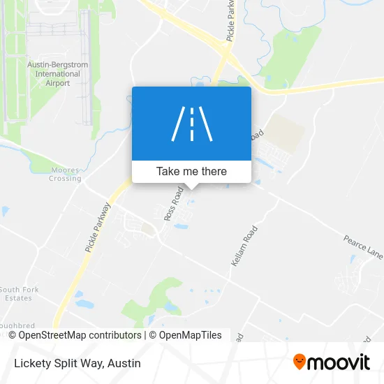 Lickety Split Way map