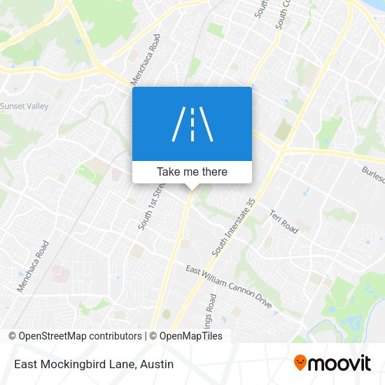 Mapa de East Mockingbird Lane