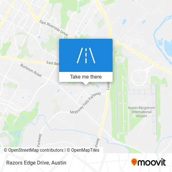 Razors Edge Drive map