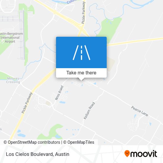 Los Cielos Boulevard map