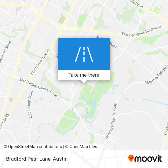 Mapa de Bradford Pear Lane