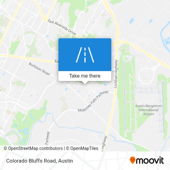 Mapa de Colorado Bluffs Road
