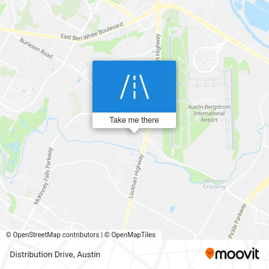 Distribution Drive map