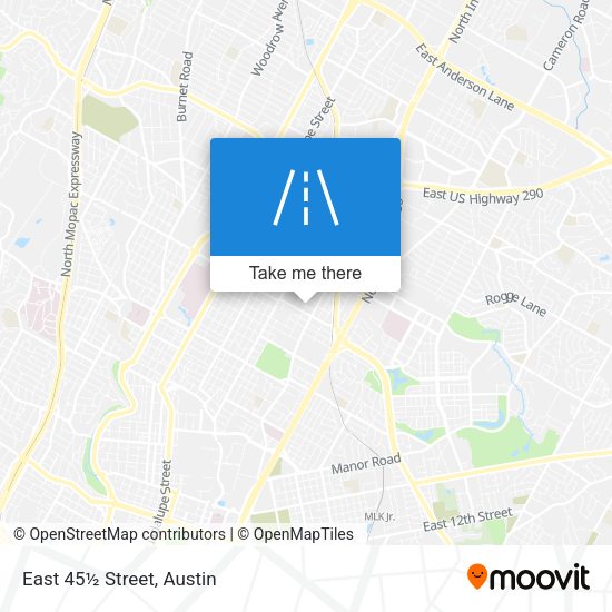 East 45½ Street map