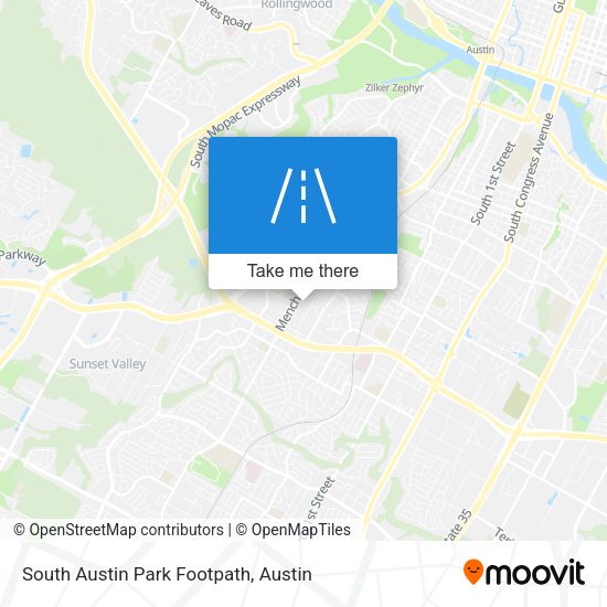 Mapa de South Austin Park Footpath