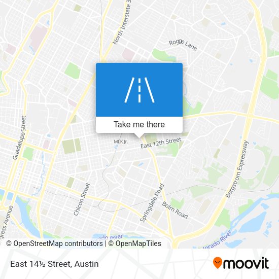 Mapa de East 14½ Street