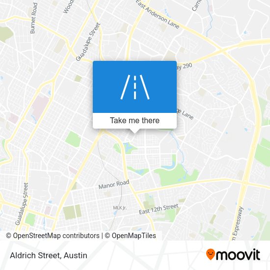 Mapa de Aldrich Street