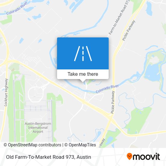 Old Farm-To-Market Road 973 map