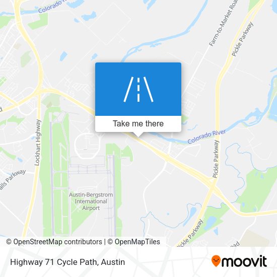 Mapa de Highway 71 Cycle Path