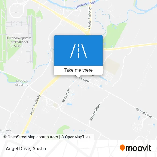 Angel Drive map