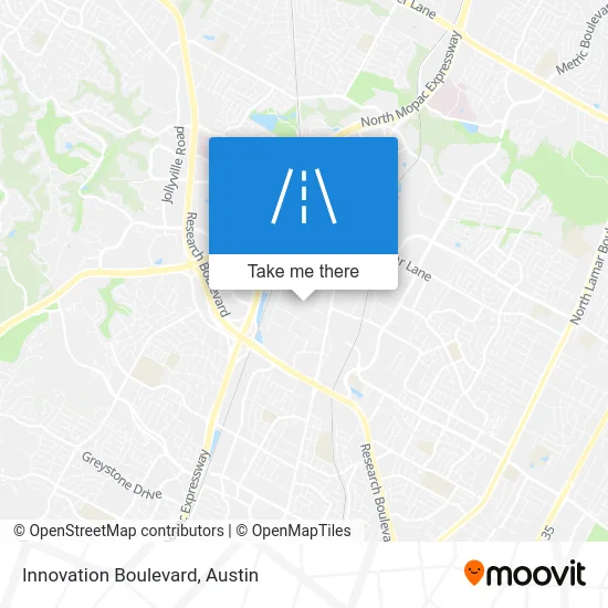 Innovation Boulevard map