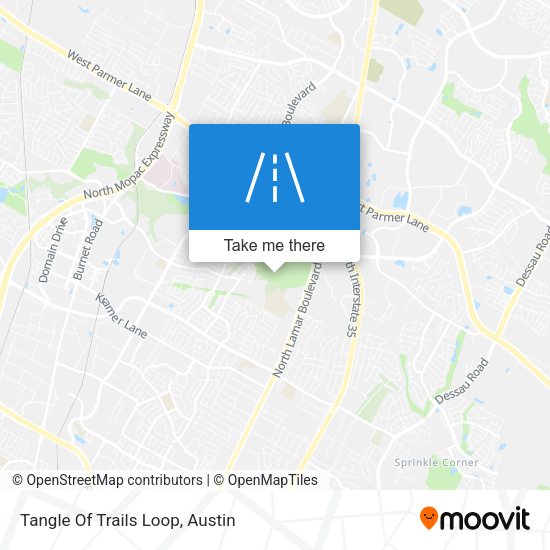Mapa de Tangle Of Trails Loop