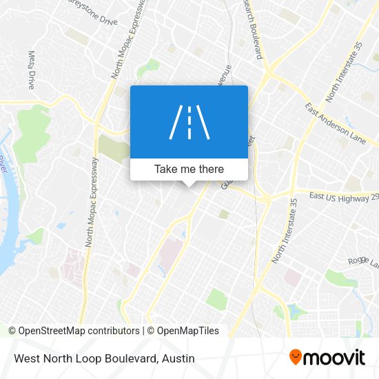 West North Loop Boulevard map