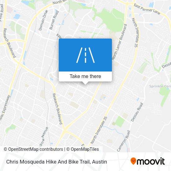 Chris Mosqueda Hike And Bike Trail map
