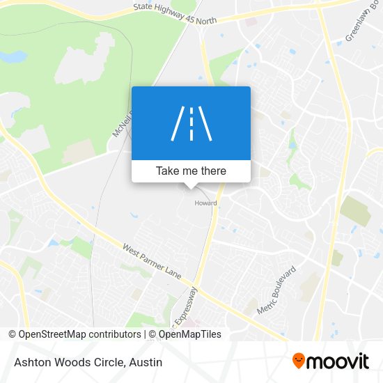 Mapa de Ashton Woods Circle