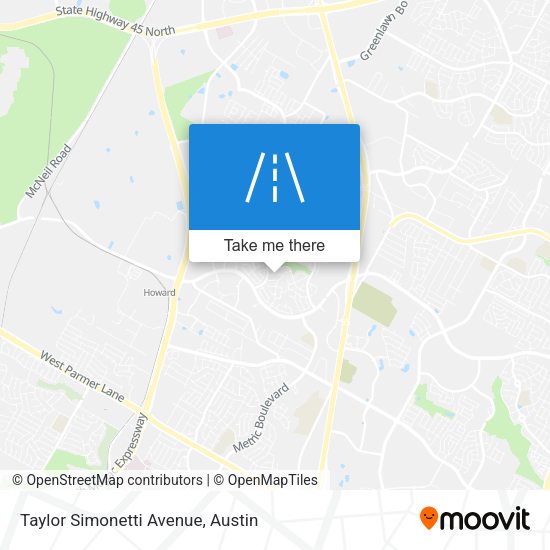 Taylor Simonetti Avenue map