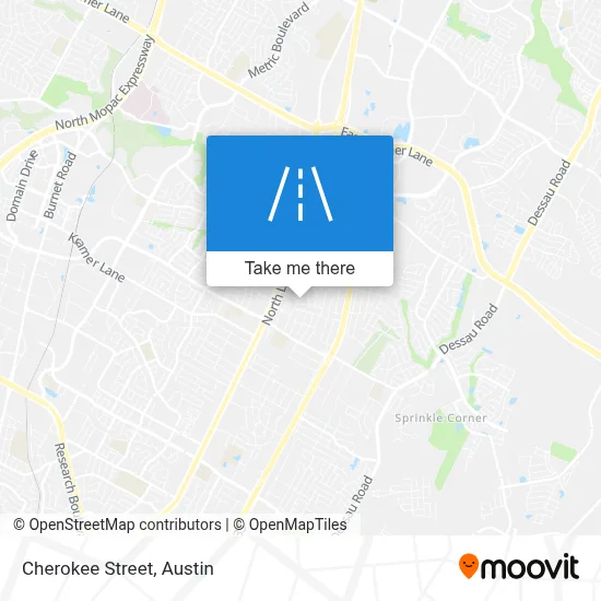 Cherokee Street map
