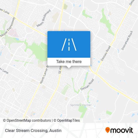 Mapa de Clear Stream Crossing