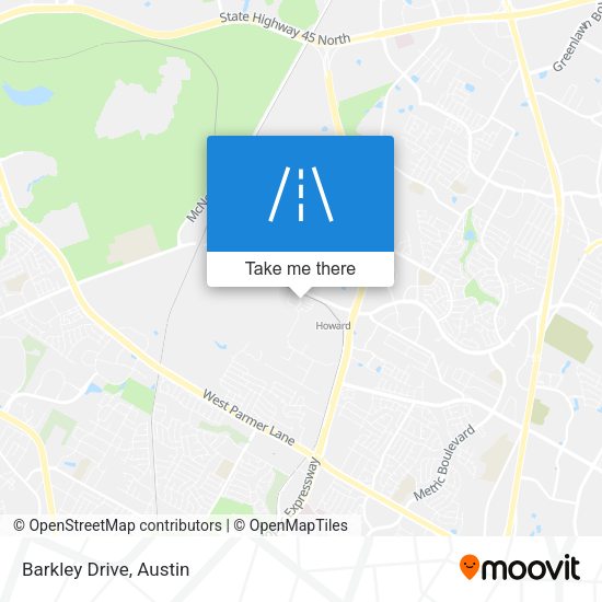 Mapa de Barkley Drive
