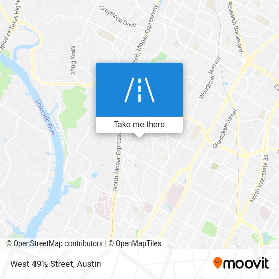 West 49½ Street map