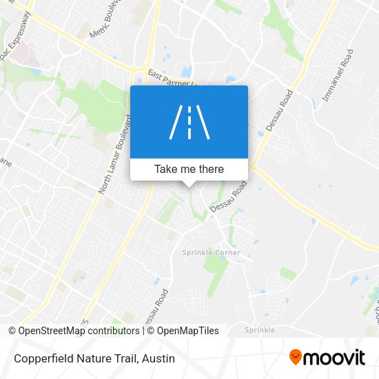 Copperfield Nature Trail map