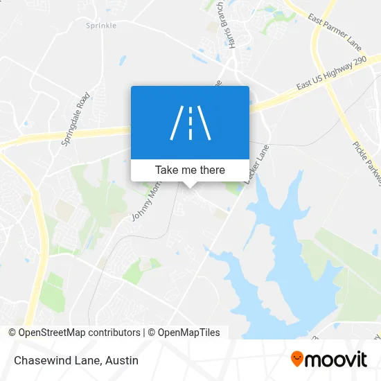 Chasewind Lane map