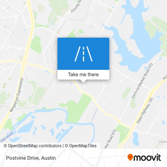 Postvine Drive map