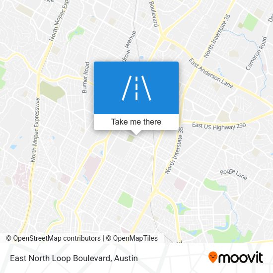 East North Loop Boulevard map