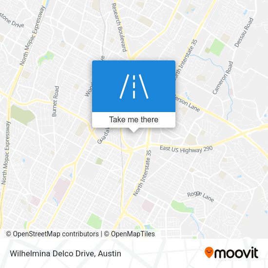 Mapa de Wilhelmina Delco Drive