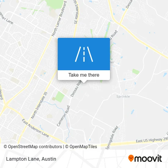 Lampton Lane map