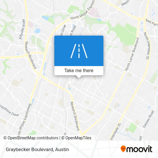 Graybecker Boulevard map