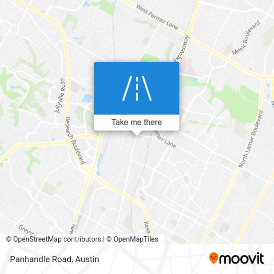 Mapa de Panhandle Road
