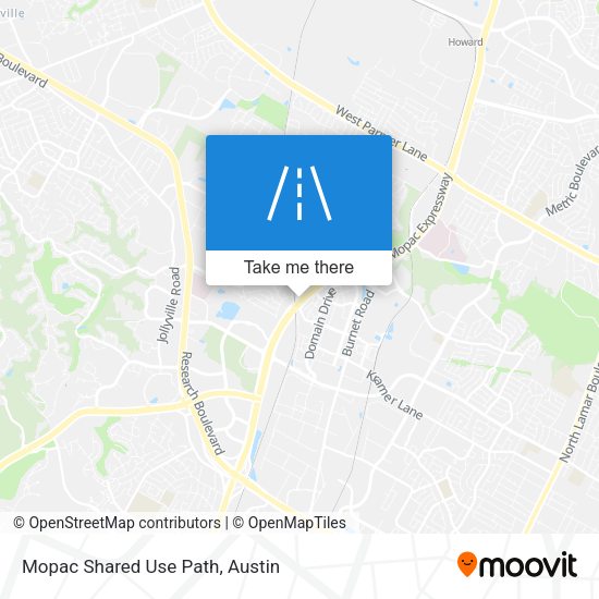 Mopac Shared Use Path map