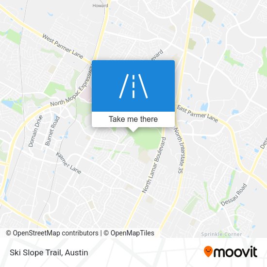 Mapa de Ski Slope Trail