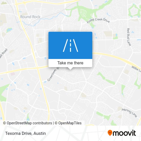Mapa de Texoma Drive