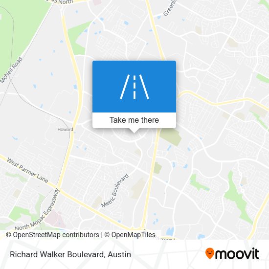 Richard Walker Boulevard map