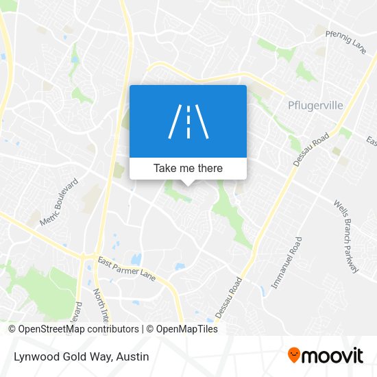 Lynwood Gold Way map