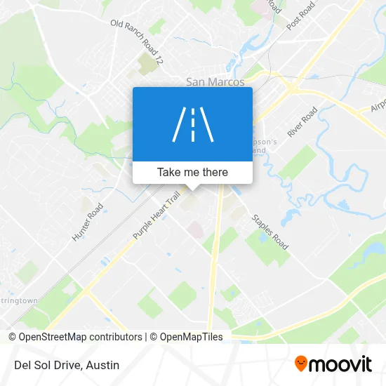Del Sol Drive map