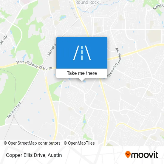 Copper Ellis Drive map