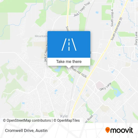Cromwell Drive map