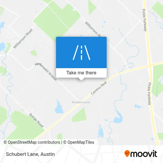 Schubert Lane map